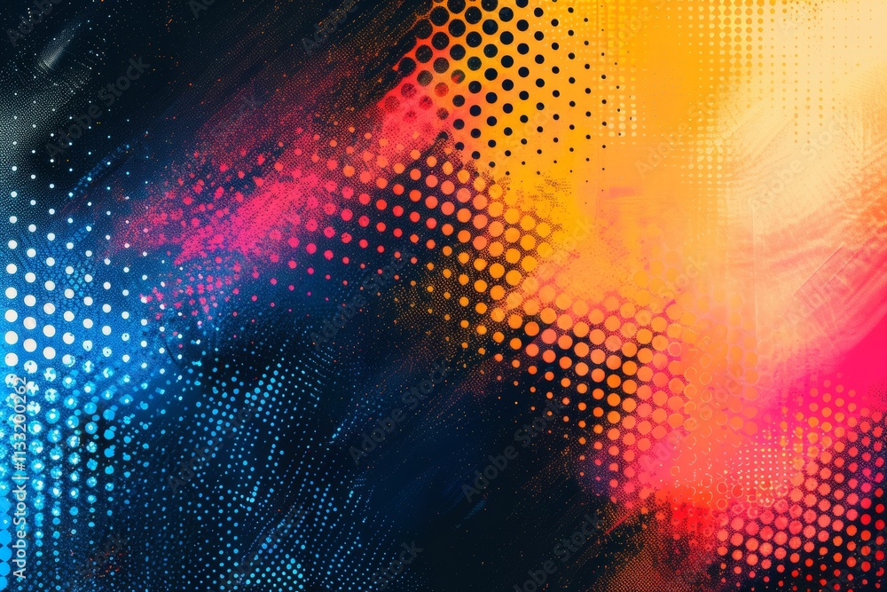 Poster vibrant and captivating abstract patterns enriched with bold colors and intricate textures that insp