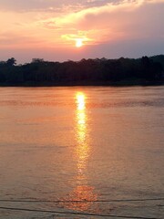 sunset on the river © helen