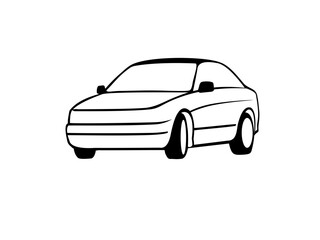 illustrate of a car Transportation, vector design of a transport