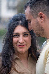 Fototapeta premium love, intimacy, affection, connection, embrace, warmth, tenderness, closeness, happiness, couple, togetherness, joy, comfort, serene, devotion, romance, support, trust, bonding, peaceful, secure, emot