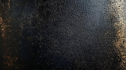 Obraz premium Abstract Black and Gold Texture, A Glimmering, Granular Background Image
