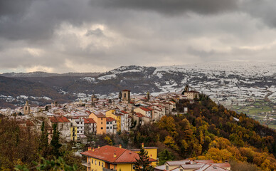 Agnone, Isernia, Molise. Winter landscape 2024