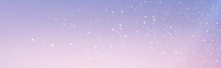 Obraz premium Light purple sky with white clouds, winter gradient background