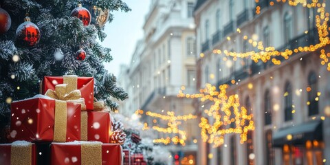 Gift Boxes Capture Christmas in Lisbon