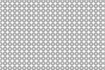 ntersecting squares form a modern, minimalist pattern with clean lines