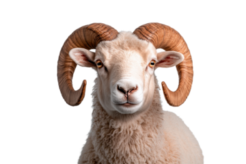 Majestic Ram Portrait   Close Up 