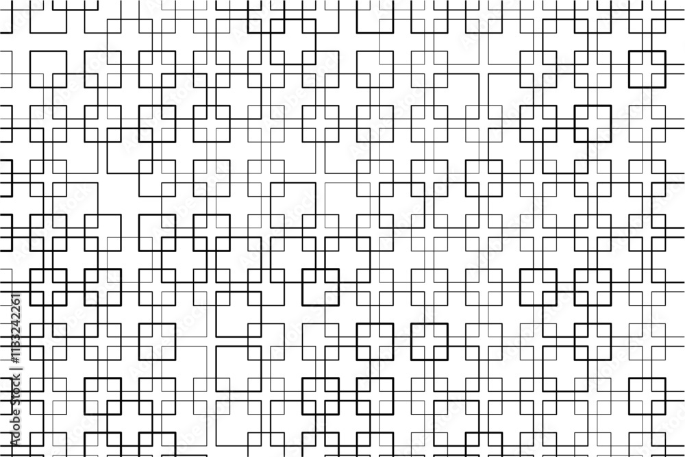 Fototapete symmetrical pattern of interwoven squares creating a sense of movement.