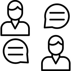 Obraz premium Messaging Icon