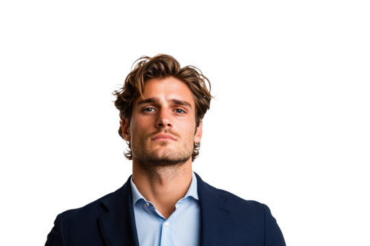Confident Young Man in Formal Attire   Portrait 