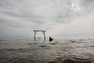 lifeguard tower on the beach
