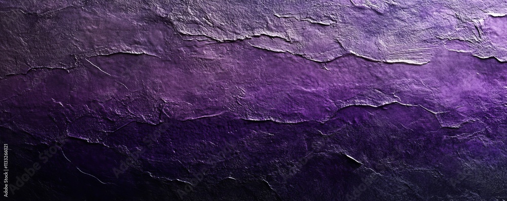 Poster deep purple color gradient background with a grainy texture, generative ai