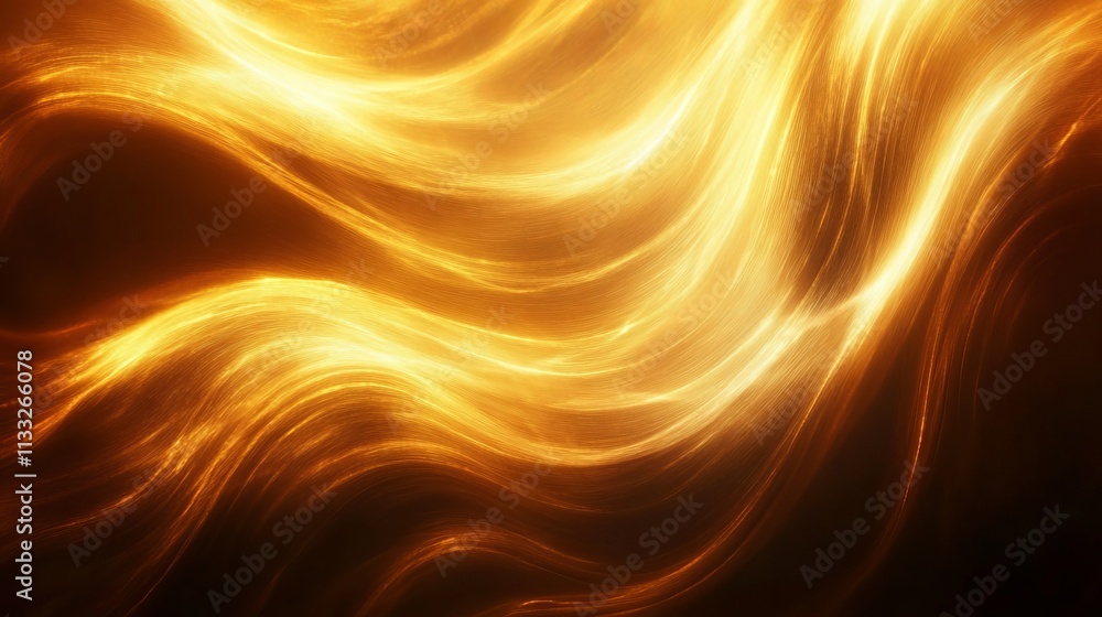 Poster golden color gradient background with a grainy texture, generative ai