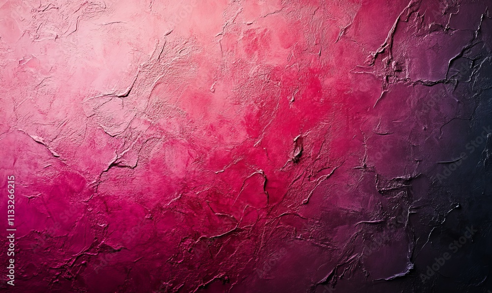 Poster pink-red color gradient background with a grainy texture, generative ai
