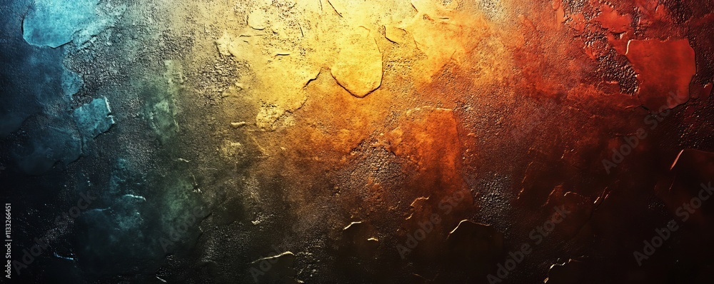 Poster metal color gradient background with a grainy texture, generative ai