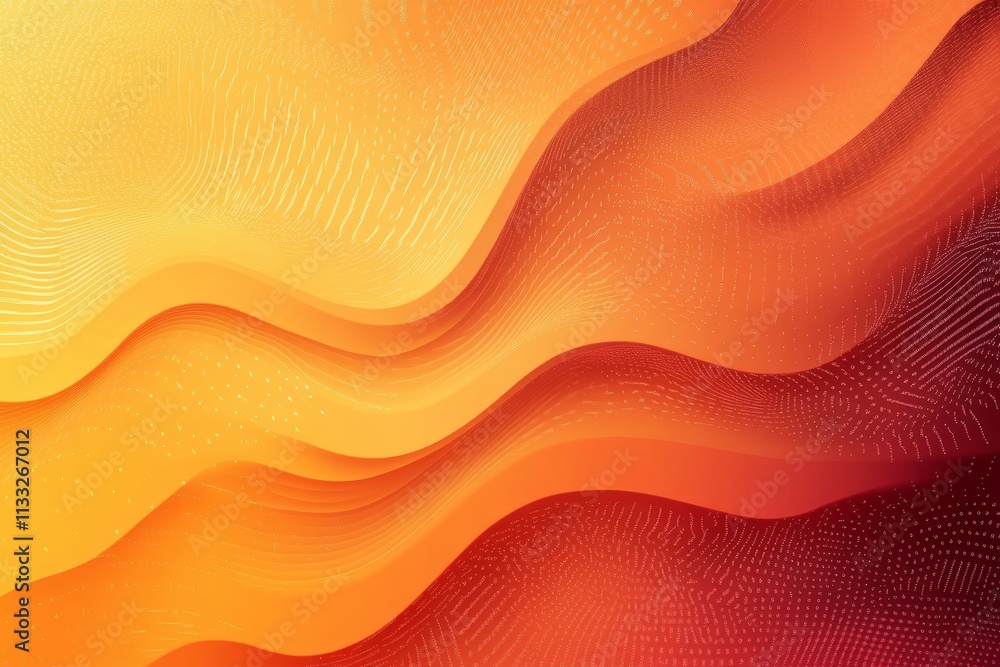 Poster orange color gradient background with a grainy texture, generative ai