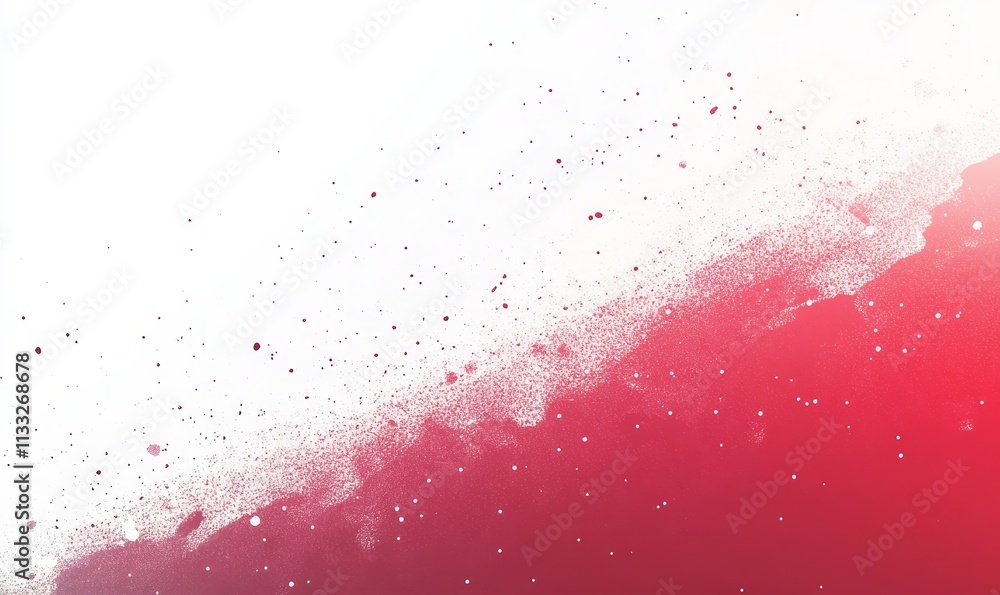 Aufkleber white-red color gradient background with a grainy texture, generative ai