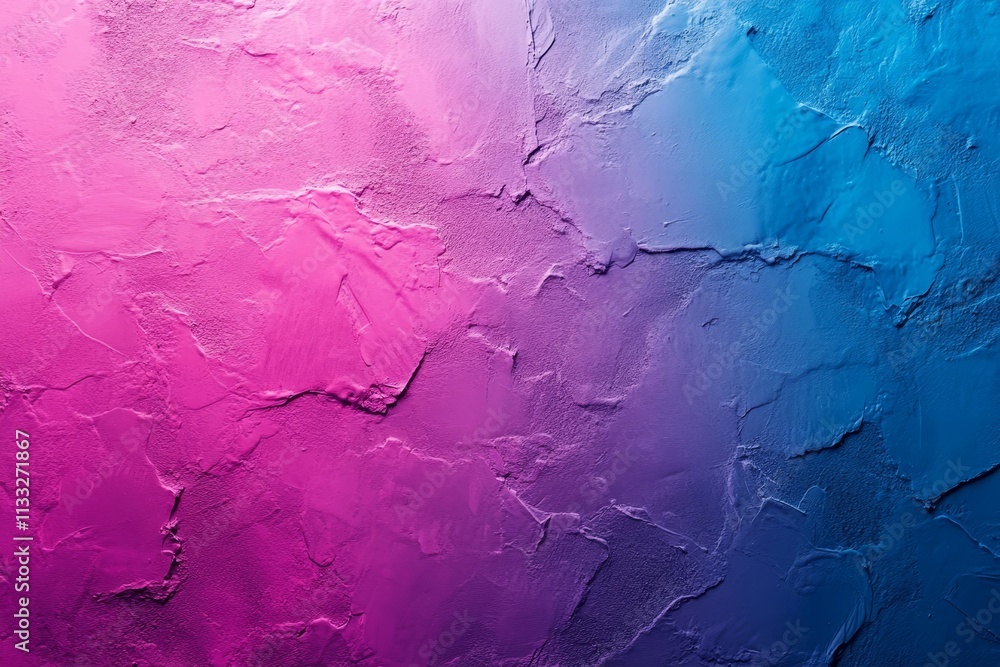 Poster neon colors gradient background with a grainy texture, generative ai