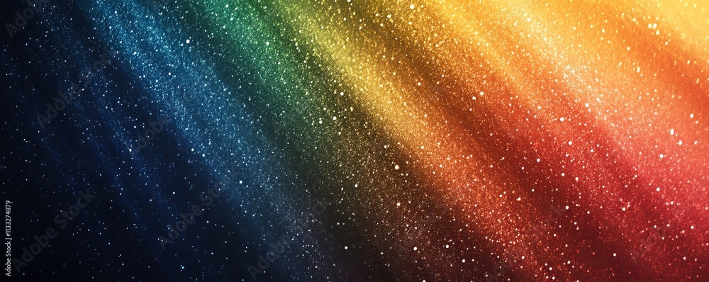 Poster multicolored gradient background with a grainy texture, generative ai