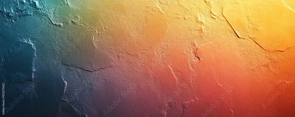 Poster light colors gradient background with a grainy texture, generative ai