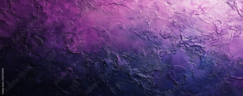Poster deep purple color gradient background with a grainy texture, generative ai