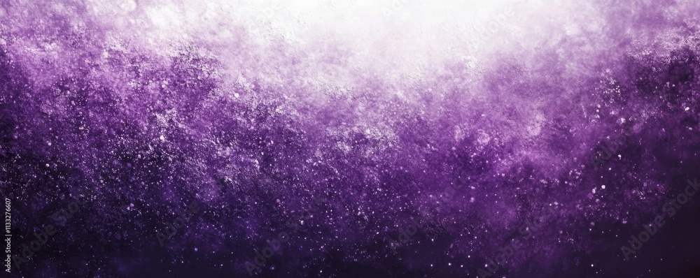 Poster deep purple color gradient background with a grainy texture, generative ai