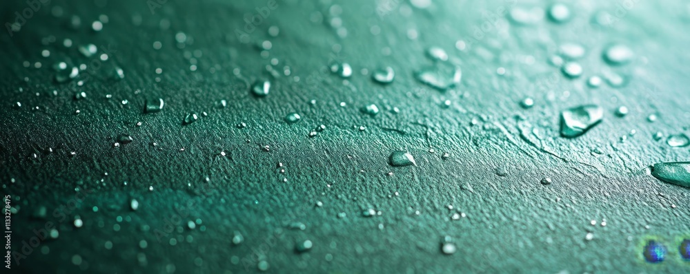 Aufkleber emerald color gradient background with a grainy texture, generative ai