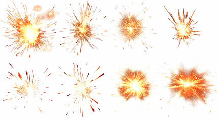 sparkon isolated on a white background