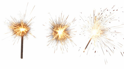 Fototapeta premium sparkon isolated on a white background