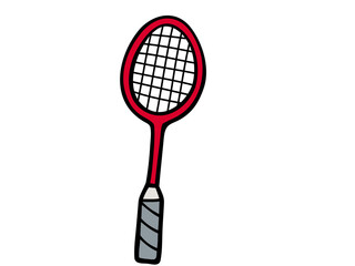tennis racket and ball