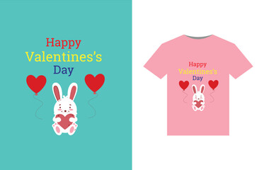 Happy Valentines Day T-shirt Design