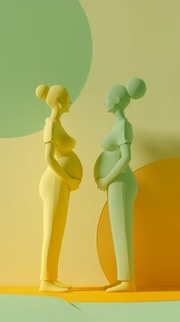 3d render of a person holding a sign