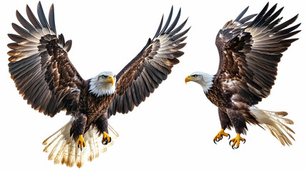 Obraz premium mexico eagleon isolated on a white background