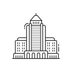 Fototapeta premium Los angeles vector icon
