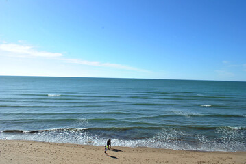 plano general de la Playa en las Grutas rio Negro Argentina