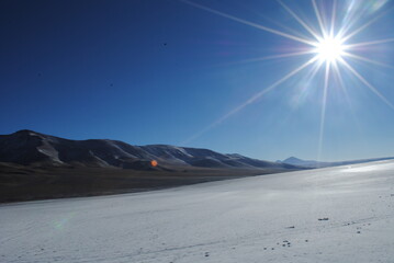 Plano general del desierto de Atacama