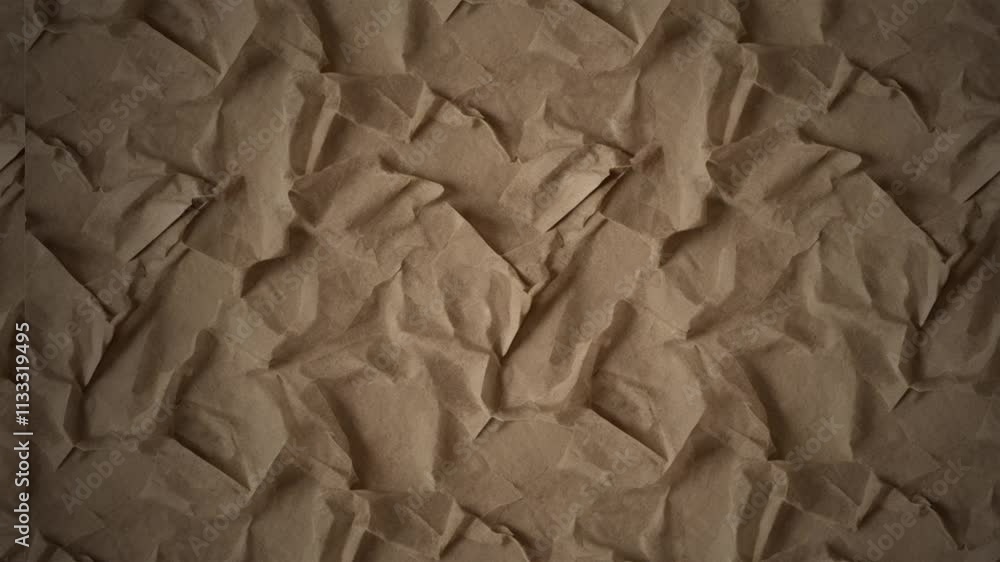 Poster an abstract textured background in shades of brown, featuring a pattern of wrinkles and folds, ideal