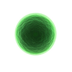 green cell circular pattern illustration. PNG