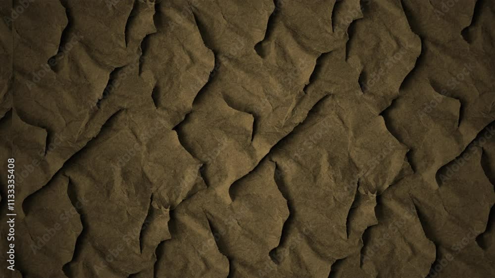 Poster an abstract textured background in shades of brown, featuring a pattern of wrinkles and folds, ideal