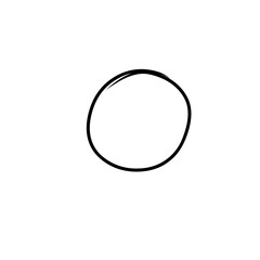 Hand Drawn Circle Line