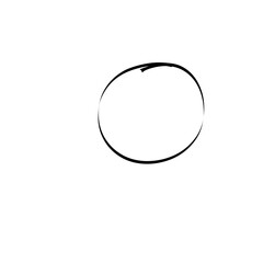 Hand Drawn Circle Line