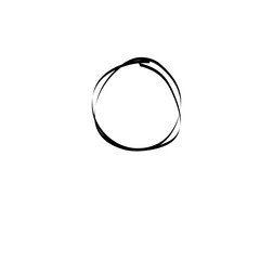 Hand Drawn Circle Line