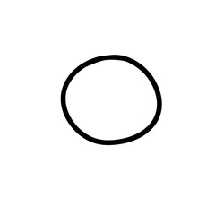 Hand Drawn Circle Line