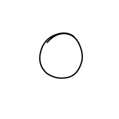 Hand Drawn Circle Line