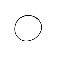 Hand Drawn Circle Line