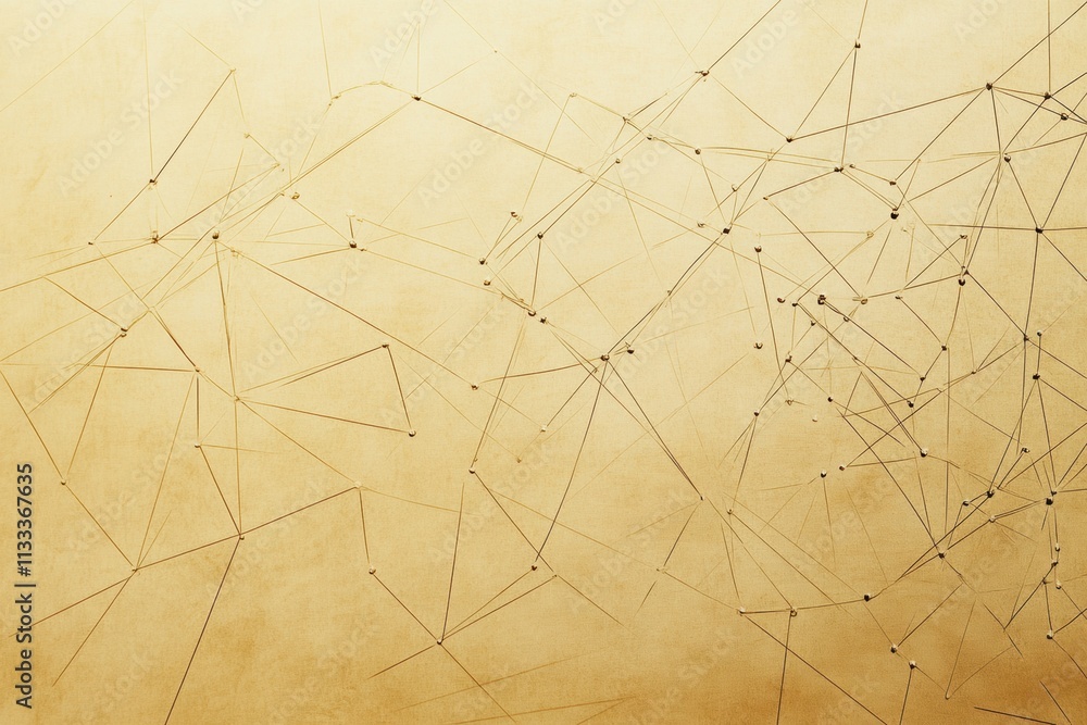 Aufkleber A network symbol displays interconnected lines against a neutral background, inviting text addition for ideas about connectivity and communication. Generative AI