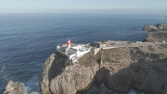 cabo san Vicente portugal drone