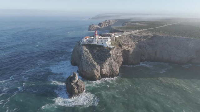 cabo san Vicente portugal drone