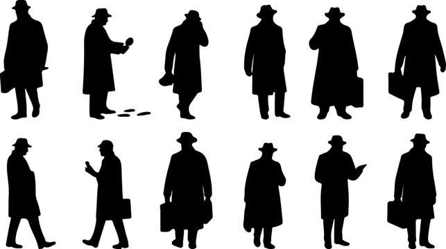 Vector Professional Spy Silhouette

