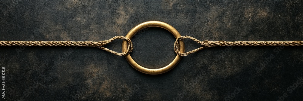 Leinwandbilder an open network symbol with connecting lines is positioned against a textured background, providing 