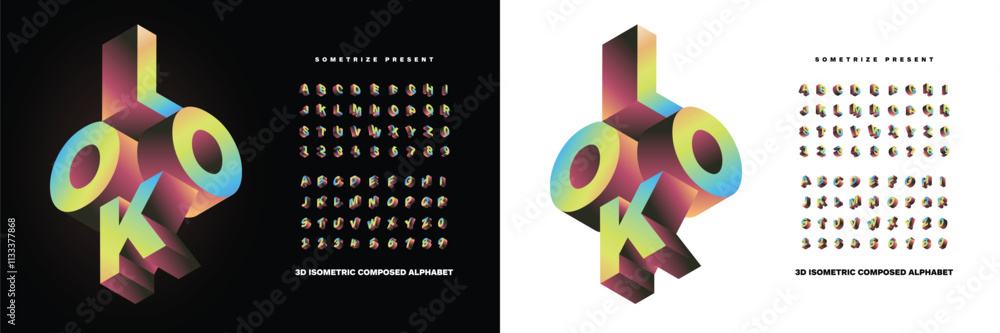 Fototapete look: a perfect blend of minimalism and boldness for modern branding projects. isometric display fon